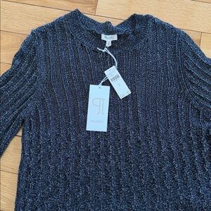 Anthropologie Gray/Silver Sweater- NWT